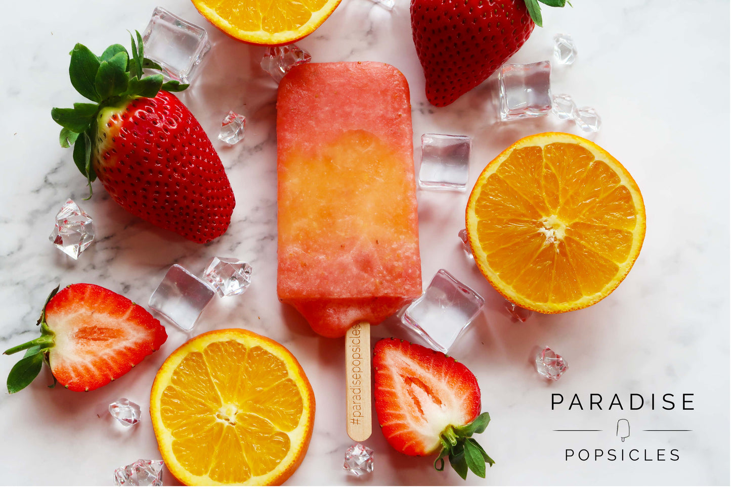 Strawberry Orange ijs partypack (10 stuks)